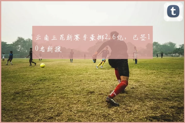 云南玉昆新赛季豪掷2.6亿，已签10名新援