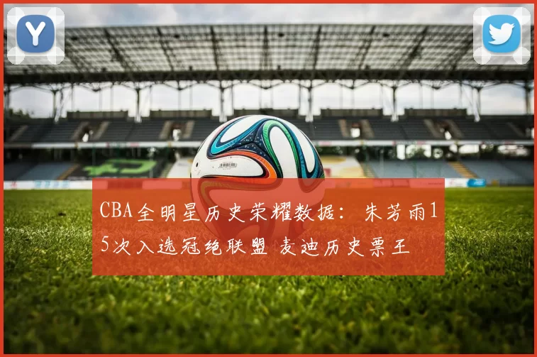 CBA全明星历史荣耀数据：朱芳雨15次入选冠绝联盟 麦迪历史票王
